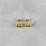 Topos Corazon 1.15gr / Diamantada Oro Amarillo *