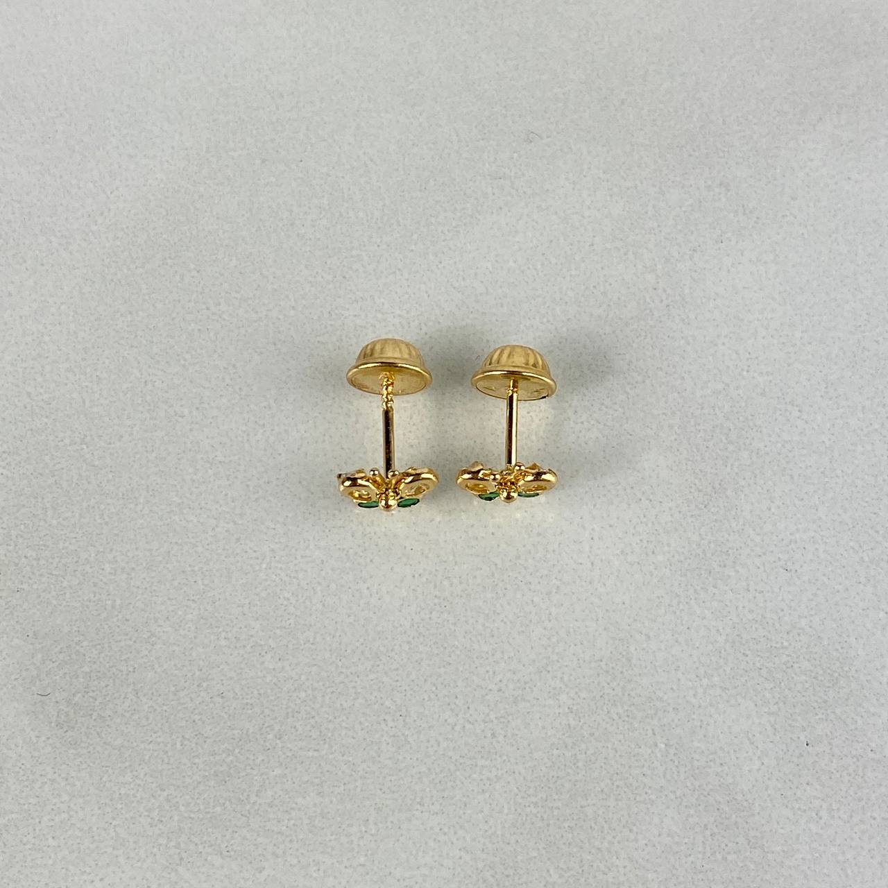 Topos Mariposa 0.7gr / Circones Blancos Verdes  Oro Amarillo*
