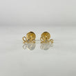 Topos Love 0.6gr / Circón Blanco Oro Amarillo*