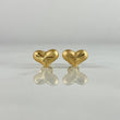 Topos Corazón Diamantado 0.95gr / Troquelado Oro Amarillo *