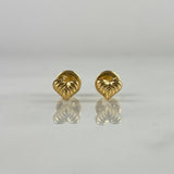 Topos Corazon Rayado 0.45gr / Oro Amarillo