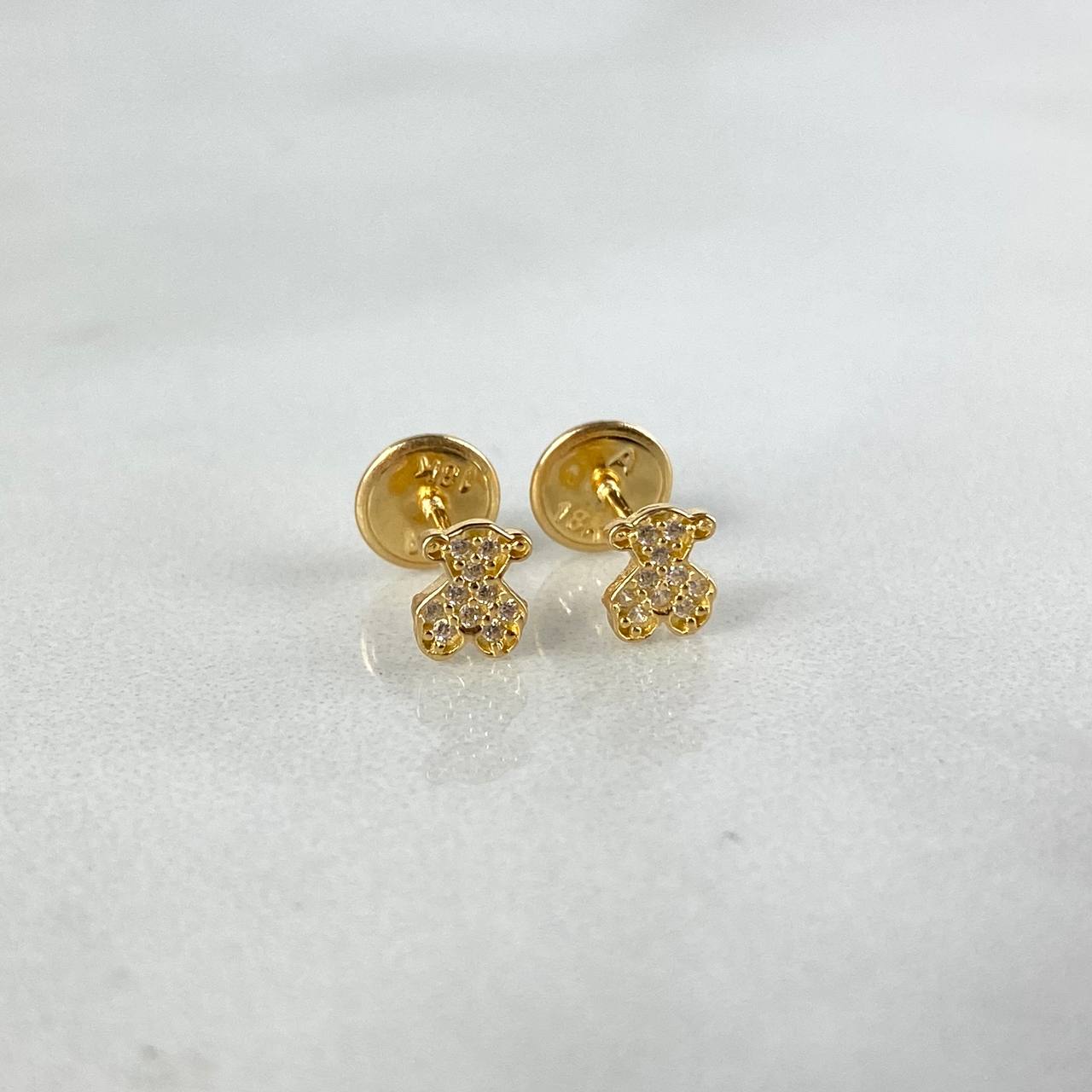 Topos TS Oso  0.65gr / Circones Blancos Oro Amarillo*
