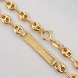 Pulso GC Placa Rectangulo 2.5g / 17cm / 4.8mm Oro Amarillo 18K