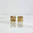 Topos Trébol VCyA 0.75gr / 7mm Diamantado Oro Amarillo Nac.Esp. 18K