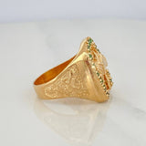 Anillo Herradura Caballo 10.1 g / T10 Oro Amarillo 18K