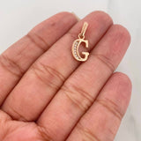 Dije Letra G 0.95 g / 1.9 cm Oro Rosa 18K