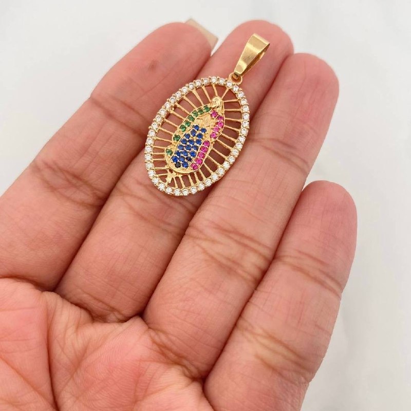 Dije Virgen Guadalupe 2.65 g / 3.5 cm Oro Amarillo 18K