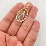 Dije Virgen Guadalupe 2.65 g / 3.5 cm Oro Amarillo 18K