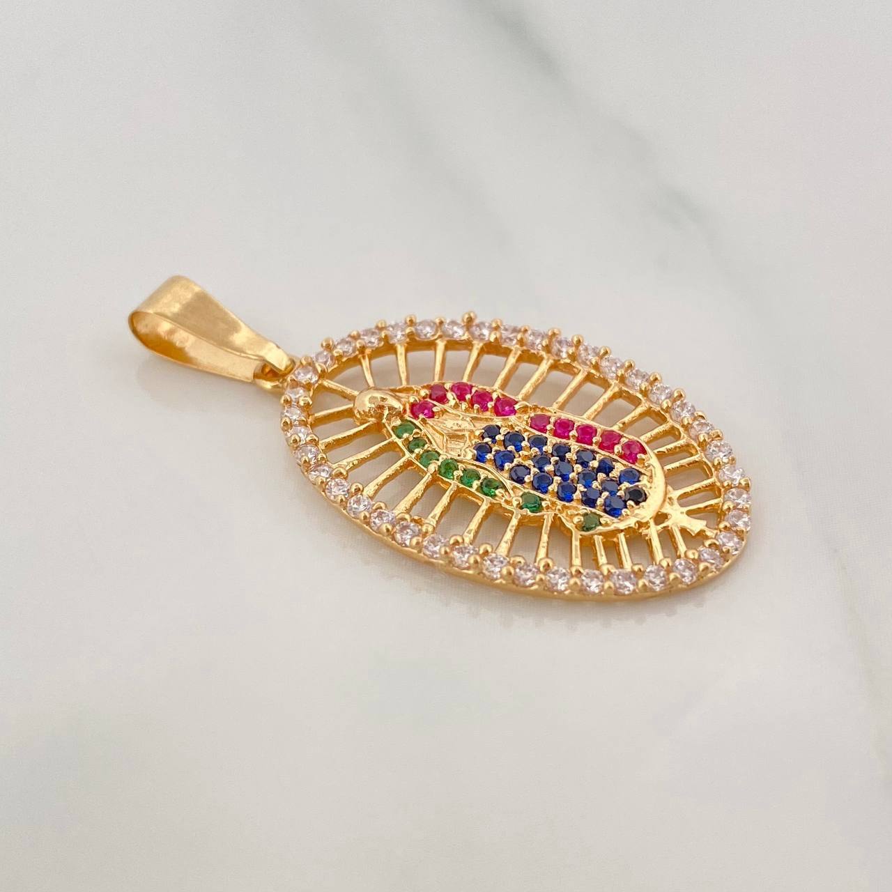 Dije Virgen Guadalupe 2.65 g / 3.5 cm Oro Amarillo 18K