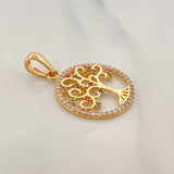 Dije Árbol De La Vida 2.15 g / 2.7 cm Oro Amarillo 18K