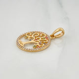 Dije Árbol De La Vida 2.15 g / 2.7 cm Oro Amarillo 18K