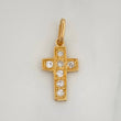 Dije Cruz 1.3 g / 2.3 cm Oro Amarillo 18K