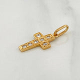 Dije Cruz 1.3 g / 2.3 cm Oro Amarillo 18K