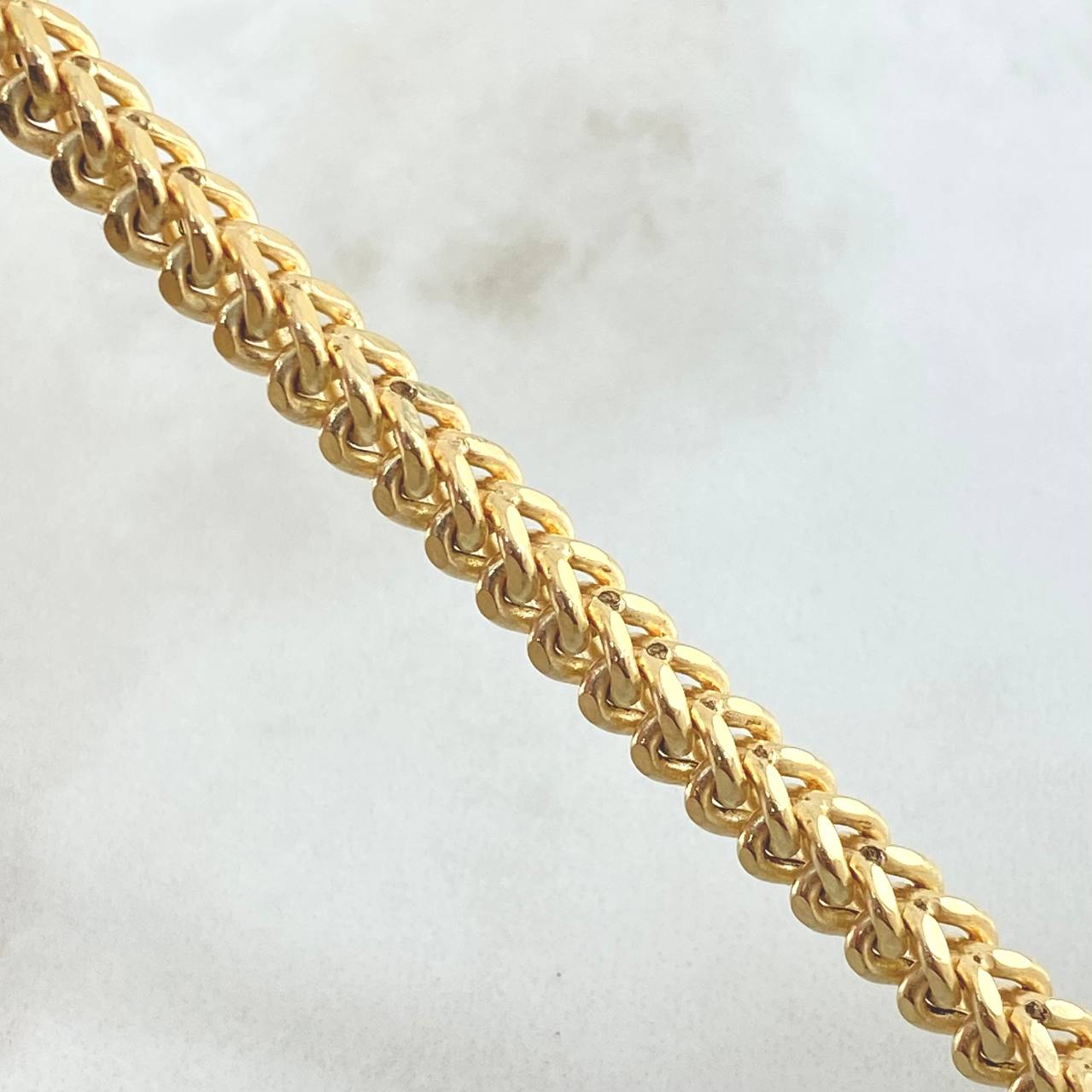 Pulso Franco  12.4gr / 21cm / Oro Amarillo +3 18K
