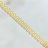 Pulso Chino 7.2gr / 21cm / Oro Amarillo +1 18K