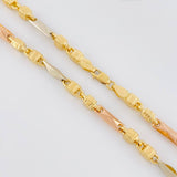 Cadena Rustica Española 18.7g / 65cm / 4.2mm Tres Oros 18K