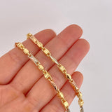 Cadena Rustica Española 18.7g / 65cm / 4.2mm Tres Oros 18K