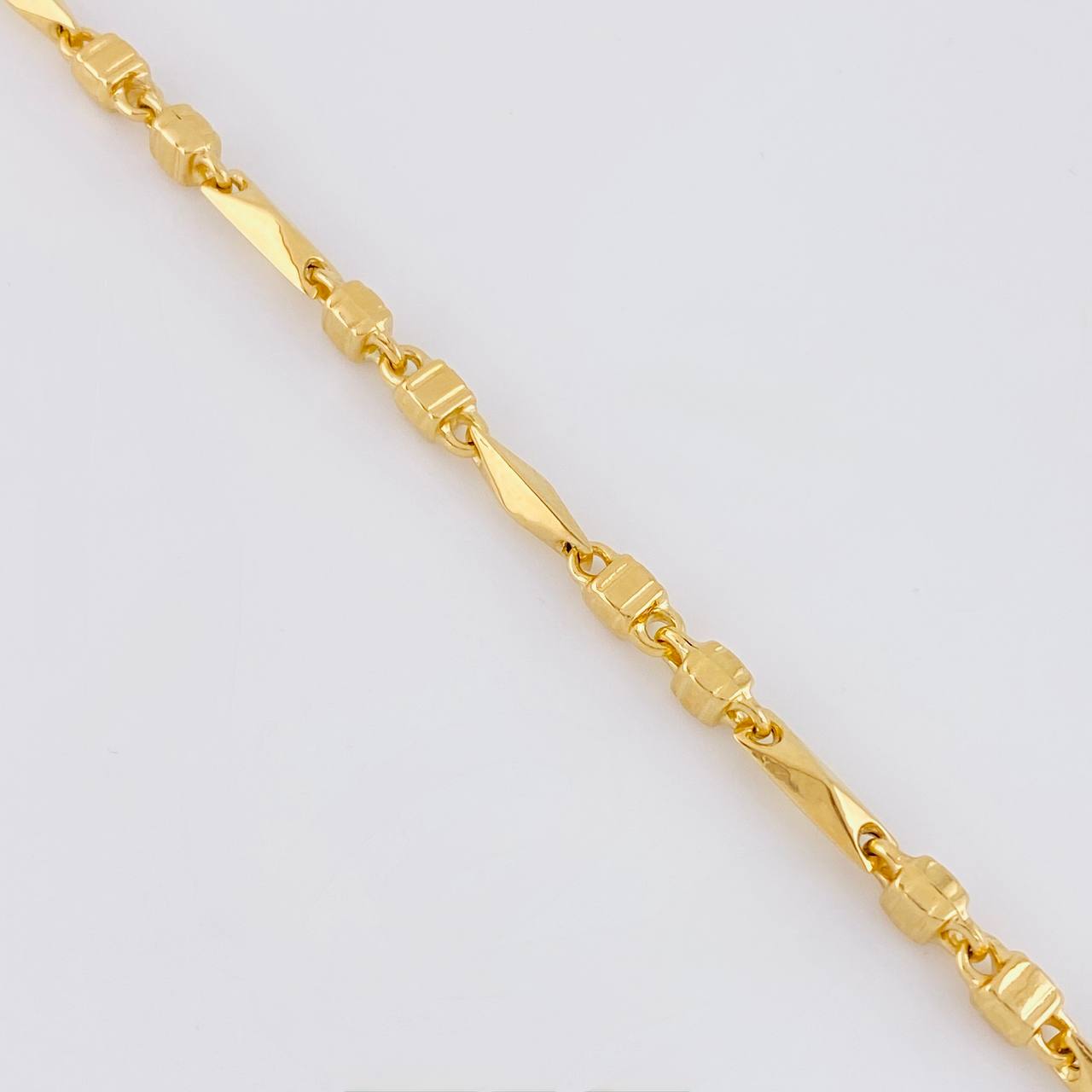 Cadena Rustica Española 19.4g / 65cm / 4.3mm Oro Amarillo 18K