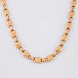 Cadena Rustica Corona 14.55g / 65cm / 5mm Oro Rosa 18K