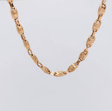 Cadena Rustica Corona 14.55g / 65cm / 5mm Oro Rosa 18K