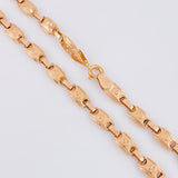 Cadena Rustica Corona 14.55g / 65cm / 5mm Oro Rosa 18K