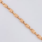 Cadena Rustica Corona 14.55g / 65cm / 5mm Oro Rosa 18K