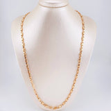 Cadena Rustica Corona 14.55g / 65cm / 5mm Oro Rosa 18K