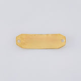 Herraje Placa Octagonal 0.65g / 2.5cm Oro Amarillo 18K