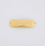 Herraje Placa Octagonal 0.6g / 2.5cm Oro Amarillo 18K