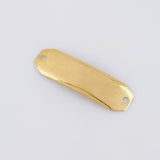 Herraje Placa Octagonal 0.6g / 2.5cm Oro Amarillo 18K