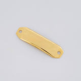 Herraje Placa Octagonal 0.5g / 2.3cm Oro Amarillo 18K