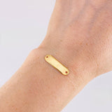 Herraje Placa Octagonal 0.5g / 2.3cm Oro Amarillo 18K