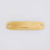 Herraje Placa Octagonal 0.4g / 2.2cm Oro Amarillo 18K