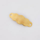 Herraje Placa Nube 0.45g / 2.2cm Oro Amarillo 18K