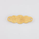 Herraje Placa Nube 0.5g / 2.2cm Oro Amarillo 18K