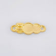 Herraje Placa Nube Oso 0.4g / 2.3cm Oro Amarillo 18K