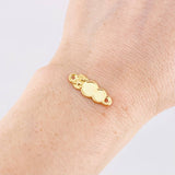Herraje Placa Nube Oso 0.45g / 2.3cm Oro Amarillo 18K