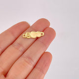 Herraje Placa Nube Oso 0.4g / 2.3cm Oro Amarillo 18K