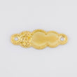 Herraje Placa Nube Ángel de la Guarda 0.45g / 2.3cm Oro Amarillo 18K