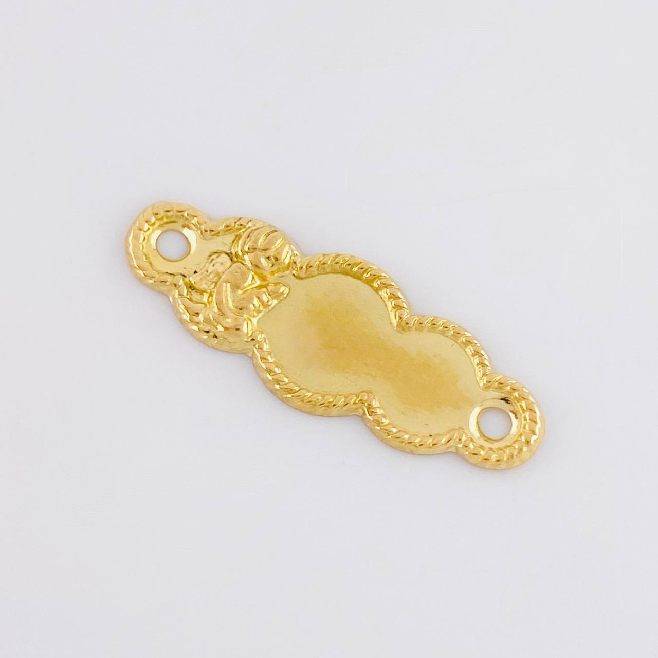 Herraje Placa Nube Ángel de la Guarda 0.5g / 2.3cm Oro Amarillo 18K