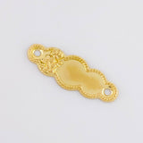 Herraje Placa Nube Ángel de la Guarda 0.45g / 2.3cm Oro Amarillo 18K
