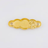 Herraje Placa Nube Ángel de la Guarda 0.5g / 2.3cm Oro Amarillo 18K