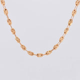 Cadena Rustica Tornillo 9.55g / 65cm / 3.6mm Oro Rosa 18K