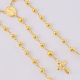 Rosario Virgen Milagrosa 8.05g / 55cm / 4mm Oro Amarillo 18K