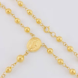 Rosario Virgen Milagrosa 8.05g / 55cm / 4mm Oro Amarillo 18K
