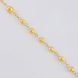 Rosario Virgen Milagrosa 8.85g / 60cm / 4mm Oro Amarillo 18K