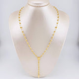 Rosario Virgen Milagrosa 8.05g / 55cm / 4mm Oro Amarillo 18K