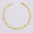 Pulso Rustico Eslabón 3.95g / 21.8cm / 3.3mm Oro Amarillo 18K