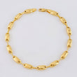 Pulso Rustico Liso 5.1g / 20.3cm / 4.5mm Oro Amarillo 18K