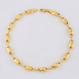 Pulso Rustico Liso 5.1g / 20.3cm / 4.5mm Oro Amarillo 18K